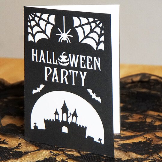 Karte Halloween Plotterdatei