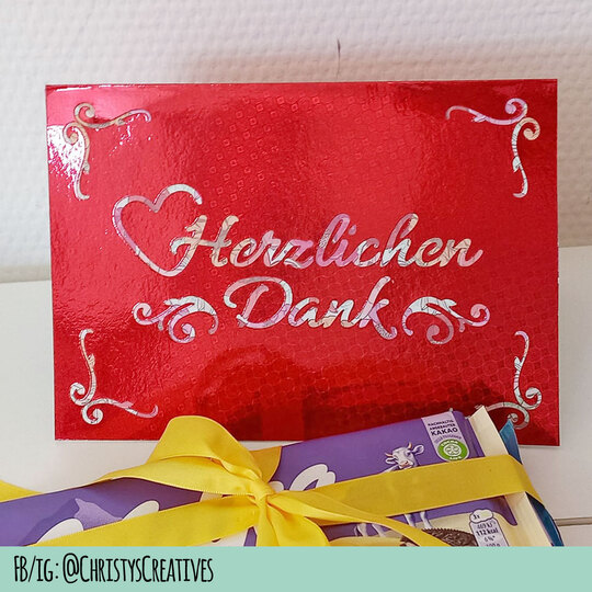 "Thank you" Card Cutting File