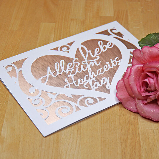 Wedding Anniversary Card Cutting File