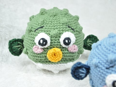 CRochet Pattern adorable Pufferfish