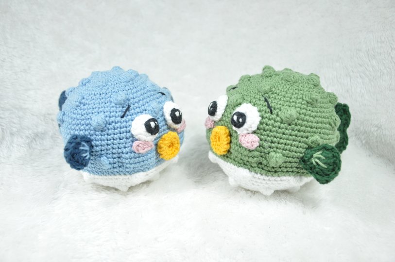 CRochet Pattern adorable Pufferfish
