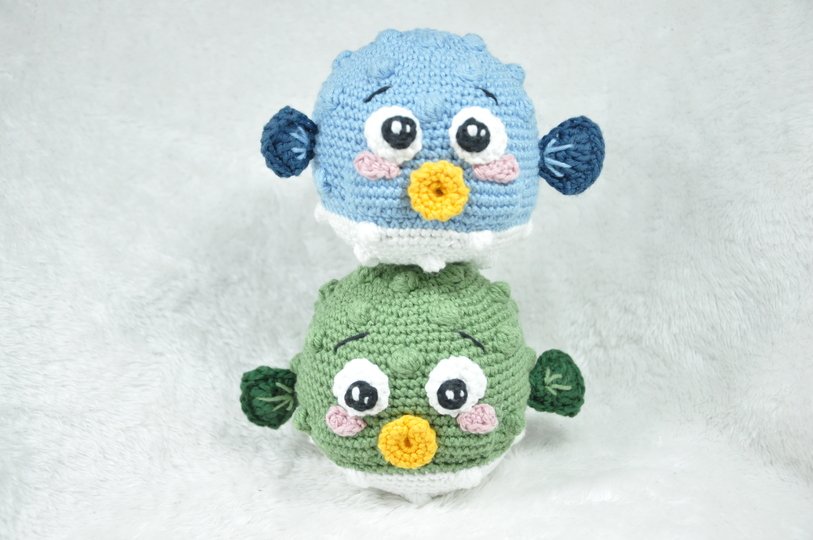 CRochet Pattern adorable Pufferfish