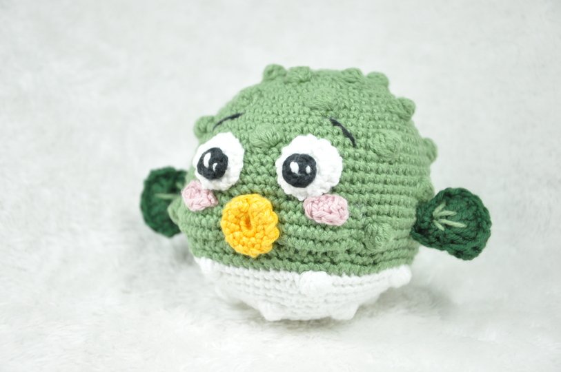 CRochet Pattern adorable Pufferfish