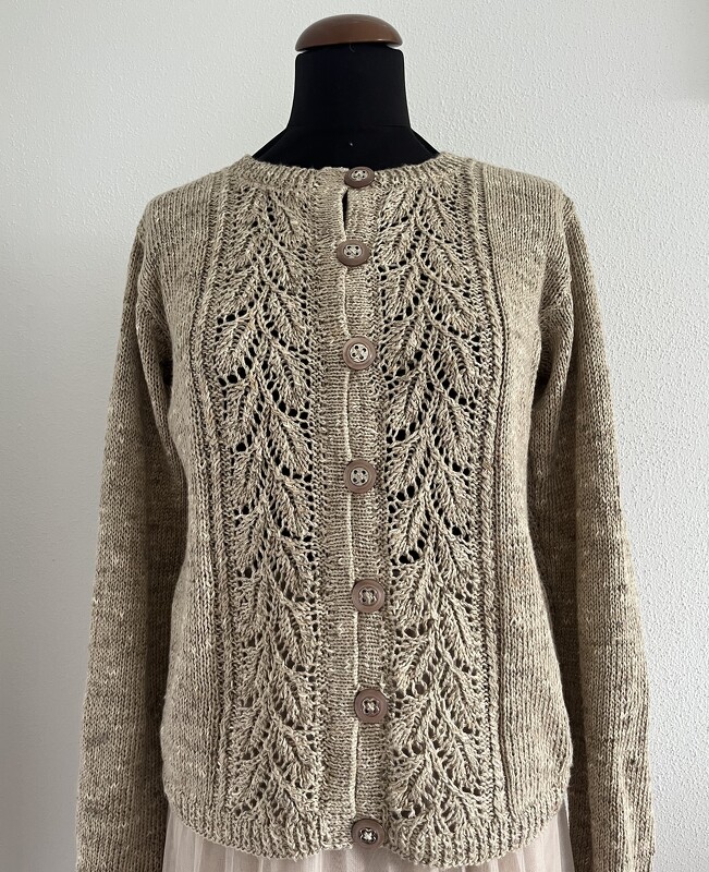 Strickanleitung * Sommerjacke * Cardigan mit Ajourmuster * 3 Größen - Bild 3