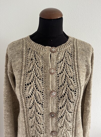 Strickanleitung * Sommerjacke * Cardigan mit Ajourmuster * 3 Größen