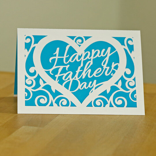 Father's Day Card Cutting File