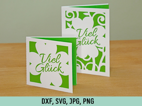 "Good Luck" Card Cutting File