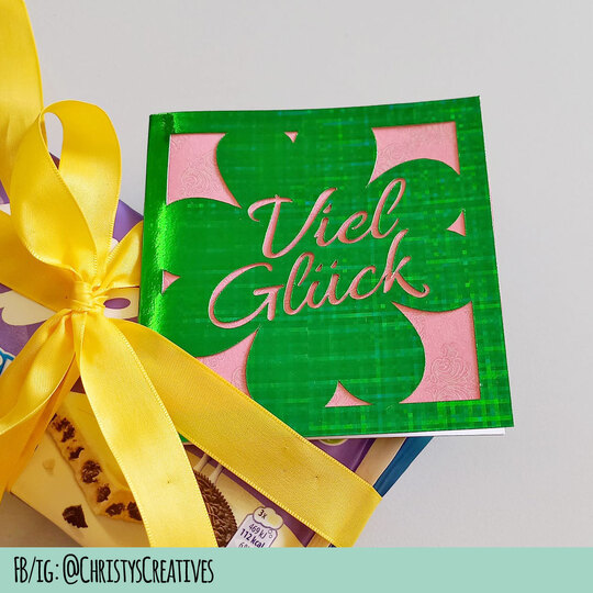 "Good Luck" Card Cutting File