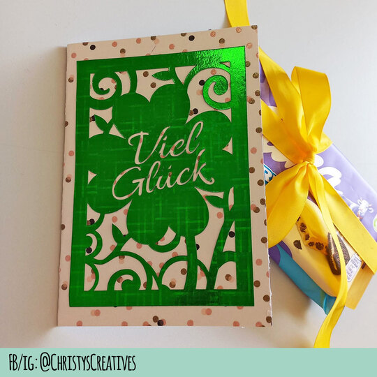 "Good Luck" Card Cutting File