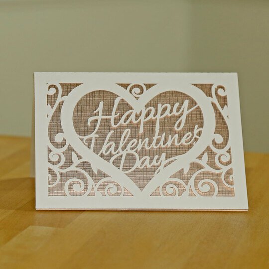 Karte Valentinstag Plotterdatei