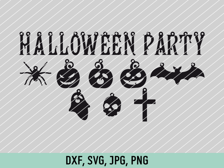 Halloween Girlande Plotterdatei