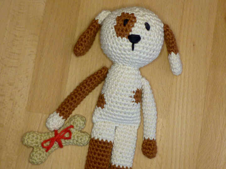 Häkelanleitung Schlenkertiere Hund, Katze, Frosch, Kuscheltier, Spielzeug