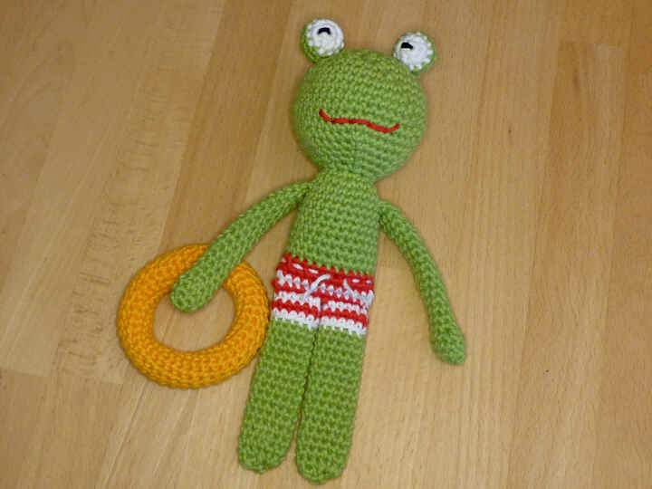 Häkelanleitung Schlenkertiere Hund, Katze, Frosch, Kuscheltier, Spielzeug