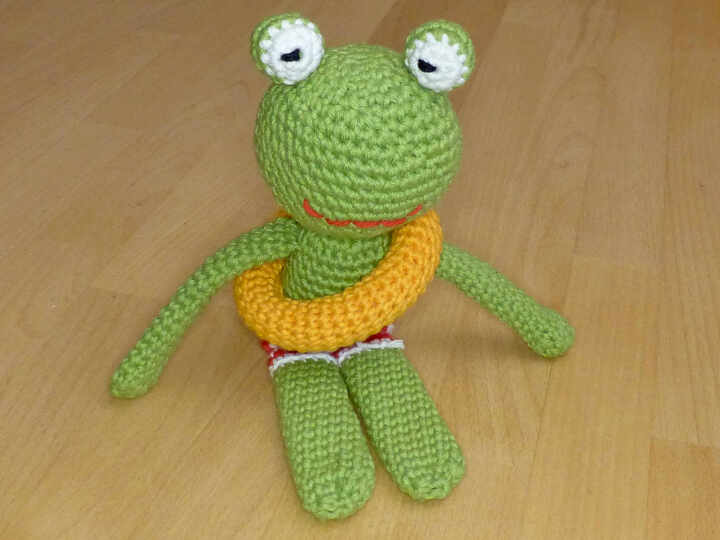 Häkelanleitung Schlenkertiere Hund, Katze, Frosch, Kuscheltier, Spielzeug