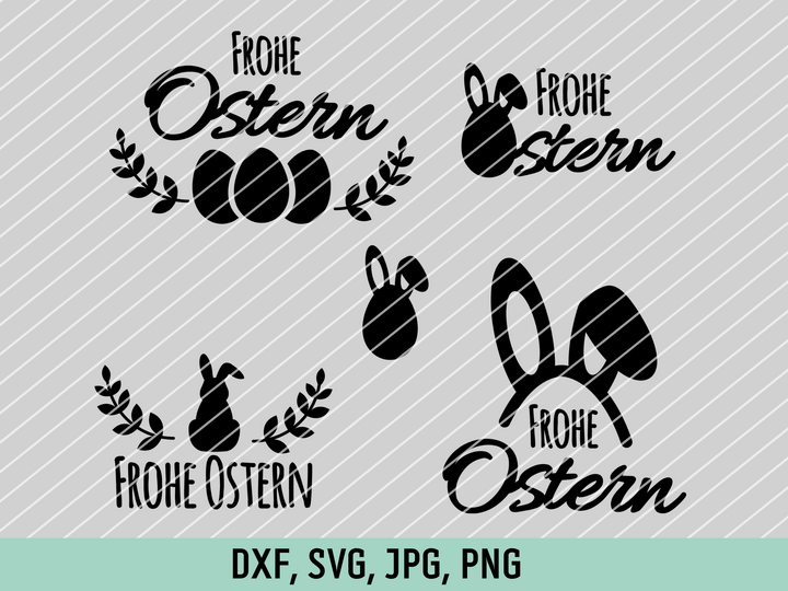 Frohe Ostern Plotterdatei