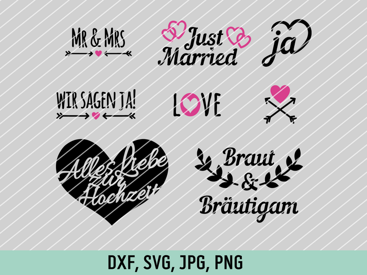Wedding Cutting File
