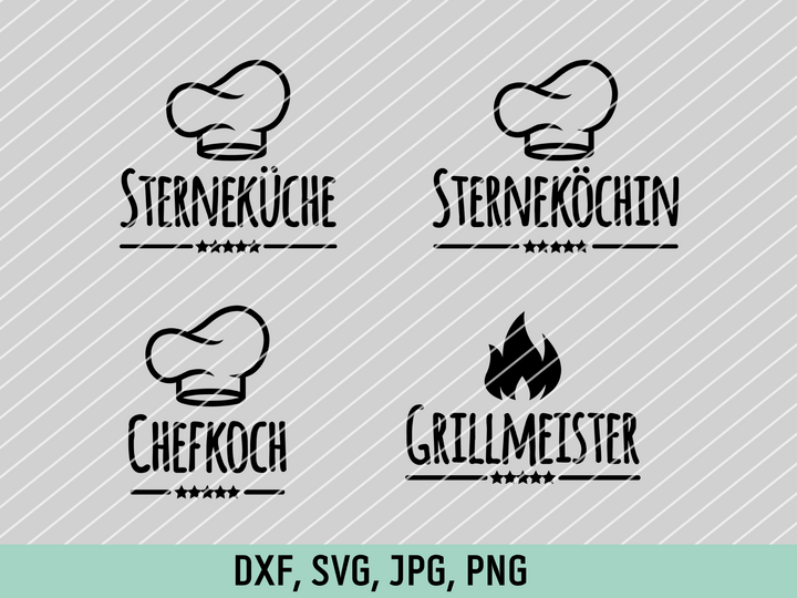Kochen Küche Grillen Plotterdatei