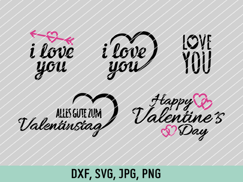 Valentinstag Plotterdatei