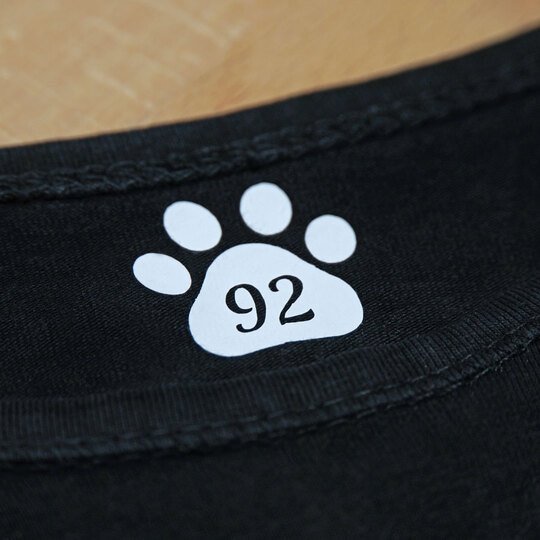 "Paw Print" Size Label Cutting File for Children