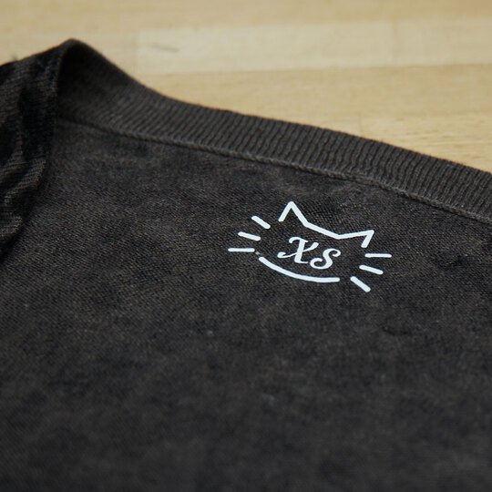 Größenlabel Etiketten Katze für Erwachsene Plotterdatei