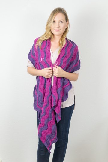 Hills of the Alsace shawl stole wrap