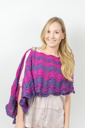 Hills of the Alsace shawl stole wrap