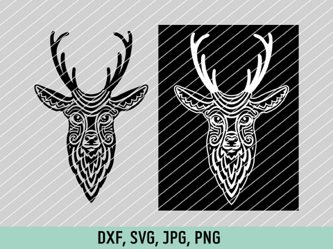 Deer Ornamental plotter file