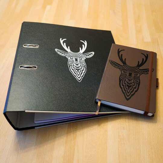 Deer Ornamental plotter file