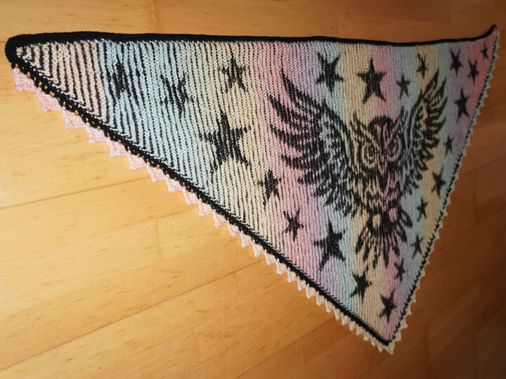 Tuch Sternennacht Illusionsstricken
