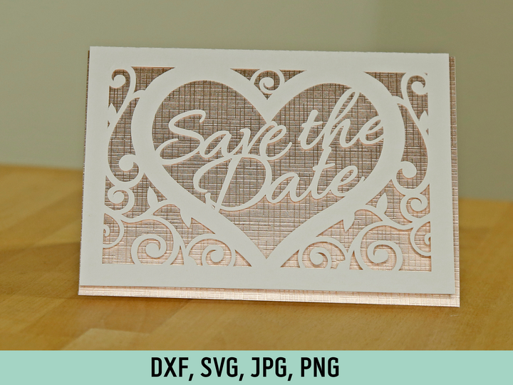 "Save the Date" Card Cutting File