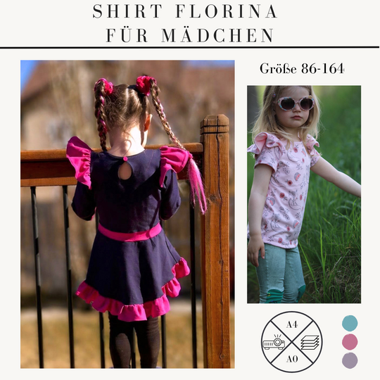Shirt für Mädchen Florina Gr. 86-164