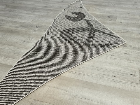 Krebs (Sternzeichen), Schattenstricken, Illusionsstricken, Motivtuch