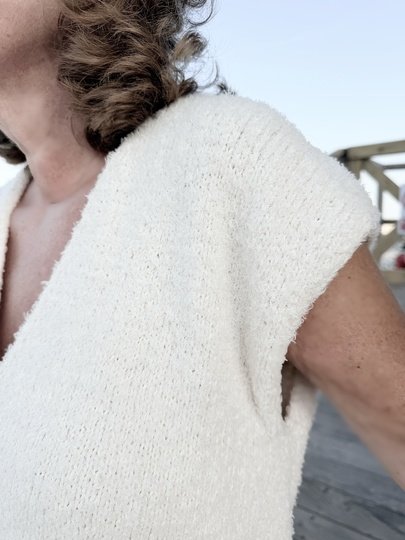 Strickanleitung Damen Slipover ALVA | Top-Down | Größen 36–48