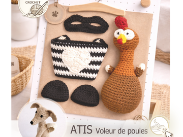 Atis – Der Hühnerdieb | PDF Häkelanleitung | Zubehör für Atis | FR US-EN DE