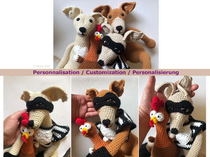 Atis – Chicken Thief | Crochet Pattern PDF | Accessories for Atis | FR US-E