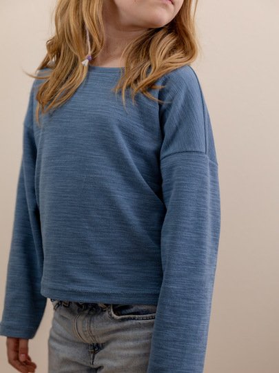 Oversized T-shirt & long sleeve pattern – girls 110-164