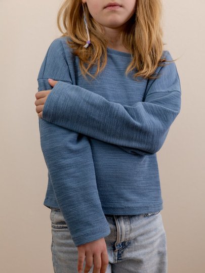 Oversized T-shirt & long sleeve pattern – girls 110-164