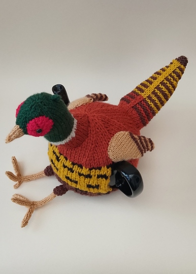 TeaCosyFolk's Pheasant Tea Cosy Knitting Pattern