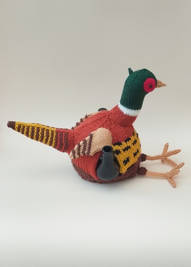 TeaCosyFolk's Pheasant Tea Cosy Knitting Pattern