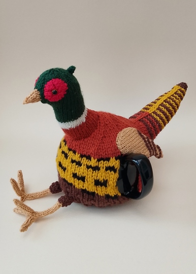TeaCosyFolk's Pheasant Tea Cosy Knitting Pattern