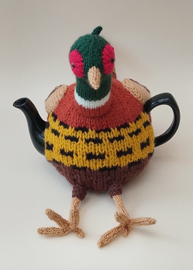 TeaCosyFolk's Pheasant Tea Cosy Knitting Pattern