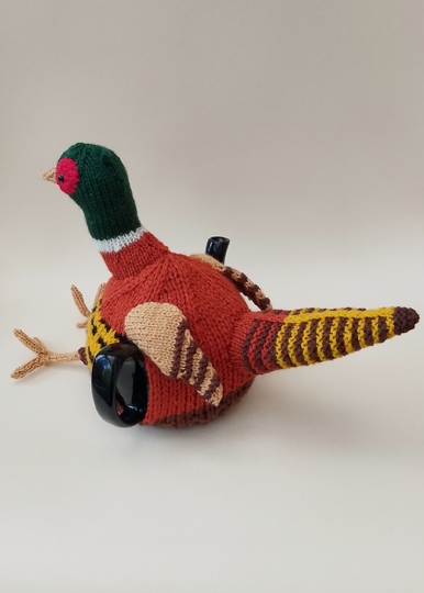 TeaCosyFolk's Pheasant Tea Cosy Knitting Pattern