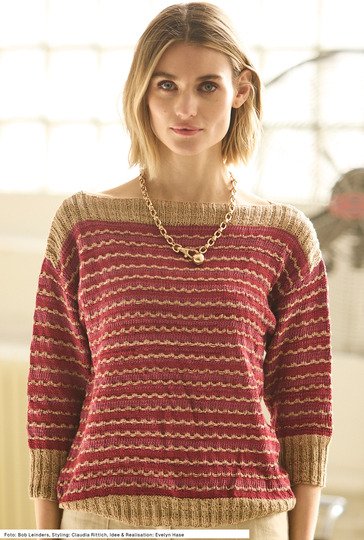 Pulli mit U-Boot Ausschnitt