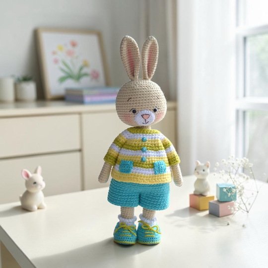 Amigurumi Hasen-Puppen Häkelanleitung – 2 Hasen in einer Anleitung