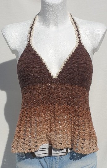 Häkelanleitung Boho-Bralette: Reversibles Wendetop mit A-Linien-Schößchen