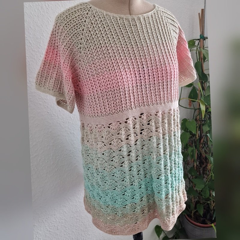 Häkelanleitung für das Tunika-Shirt "Summer Wave" - Bild 3