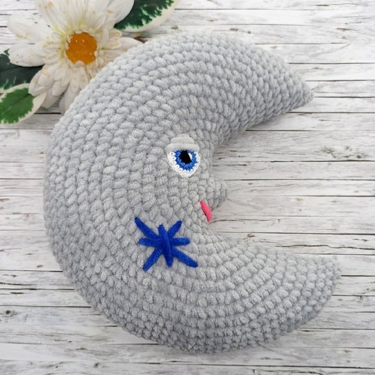 Mond - Amigurumi oder Nackenkissen - Häkelanleitung