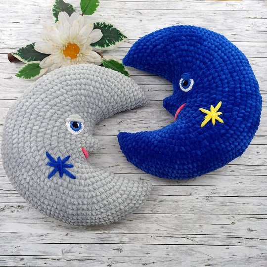 Mond - Amigurumi oder Nackenkissen - Häkelanleitung