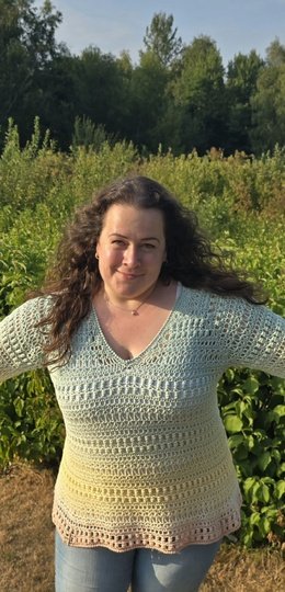 Häkelanleitung Pullover/ Jacke Freya-Linnea