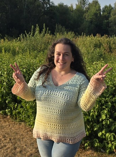 Häkelanleitung Pullover/ Jacke Freya-Linnea